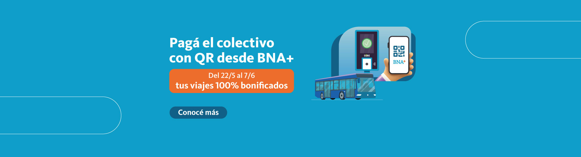 Pagá con QR desde BNA+